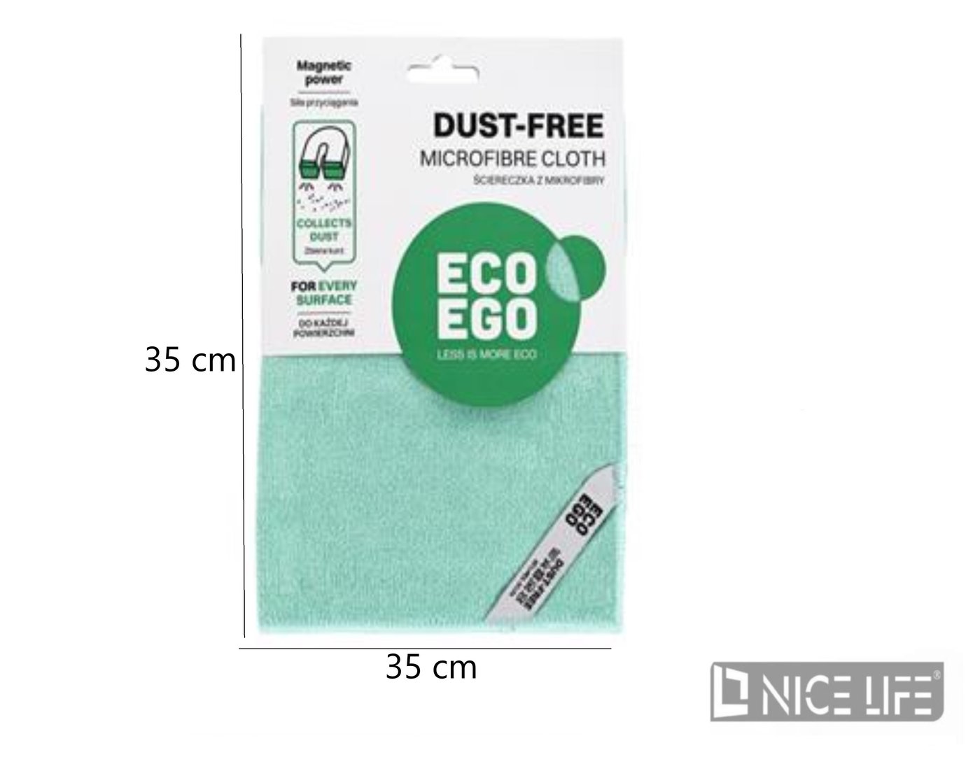 Ściereczka z mikrofibry Eco Ego Do Kurzu