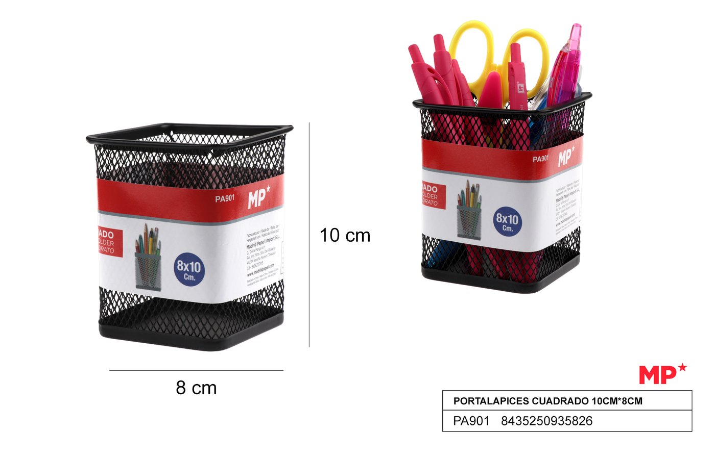 Stojak na długopis 10CM x 8CM MP