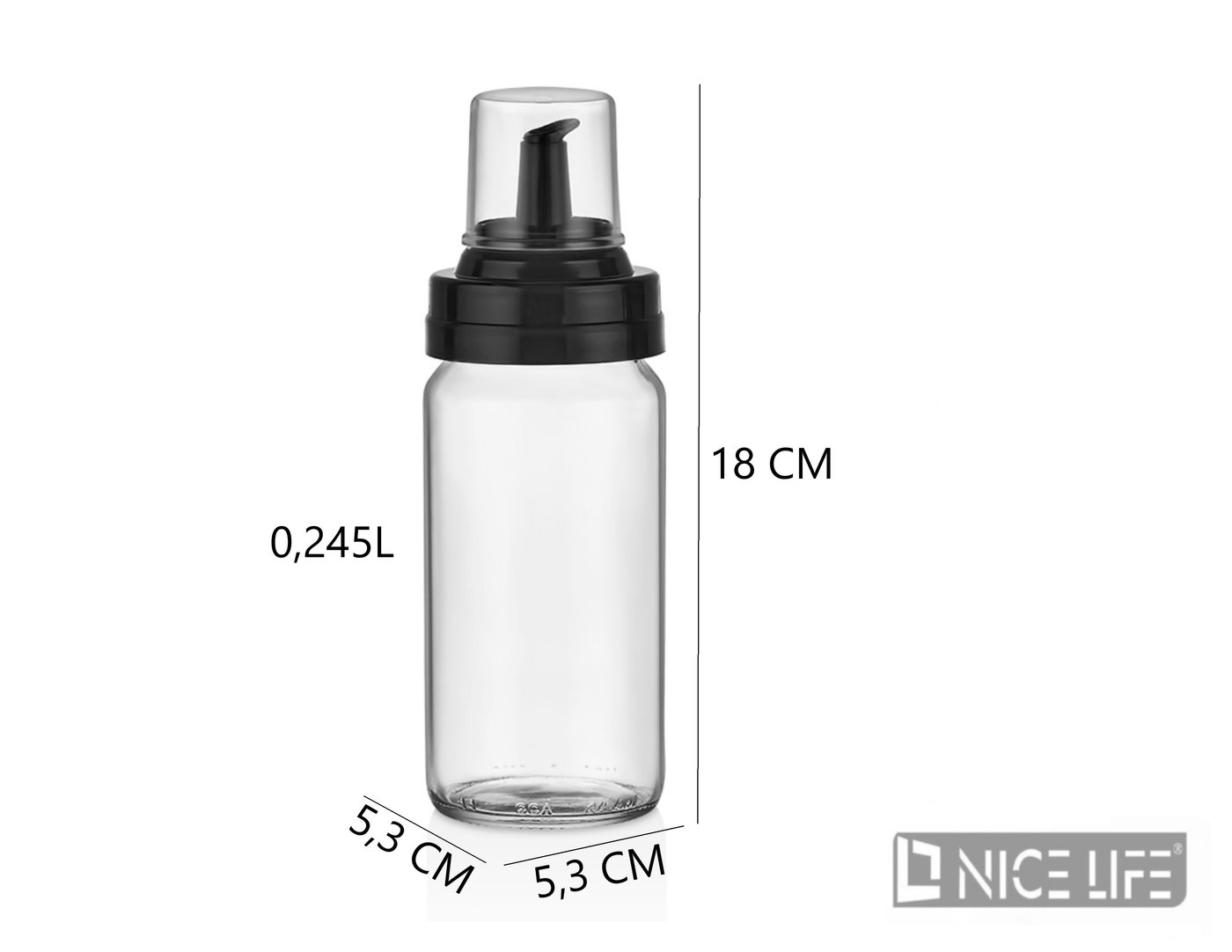 ECO DOZOWNIK NA OLEJ I OCET 0,245L C-00517