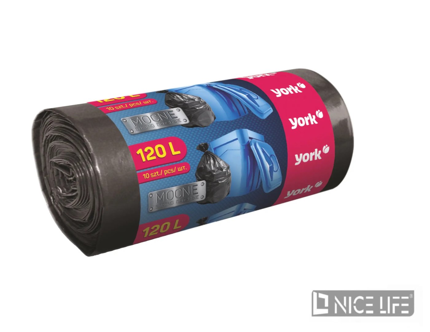 Worki na śmieci 120L/10 szt