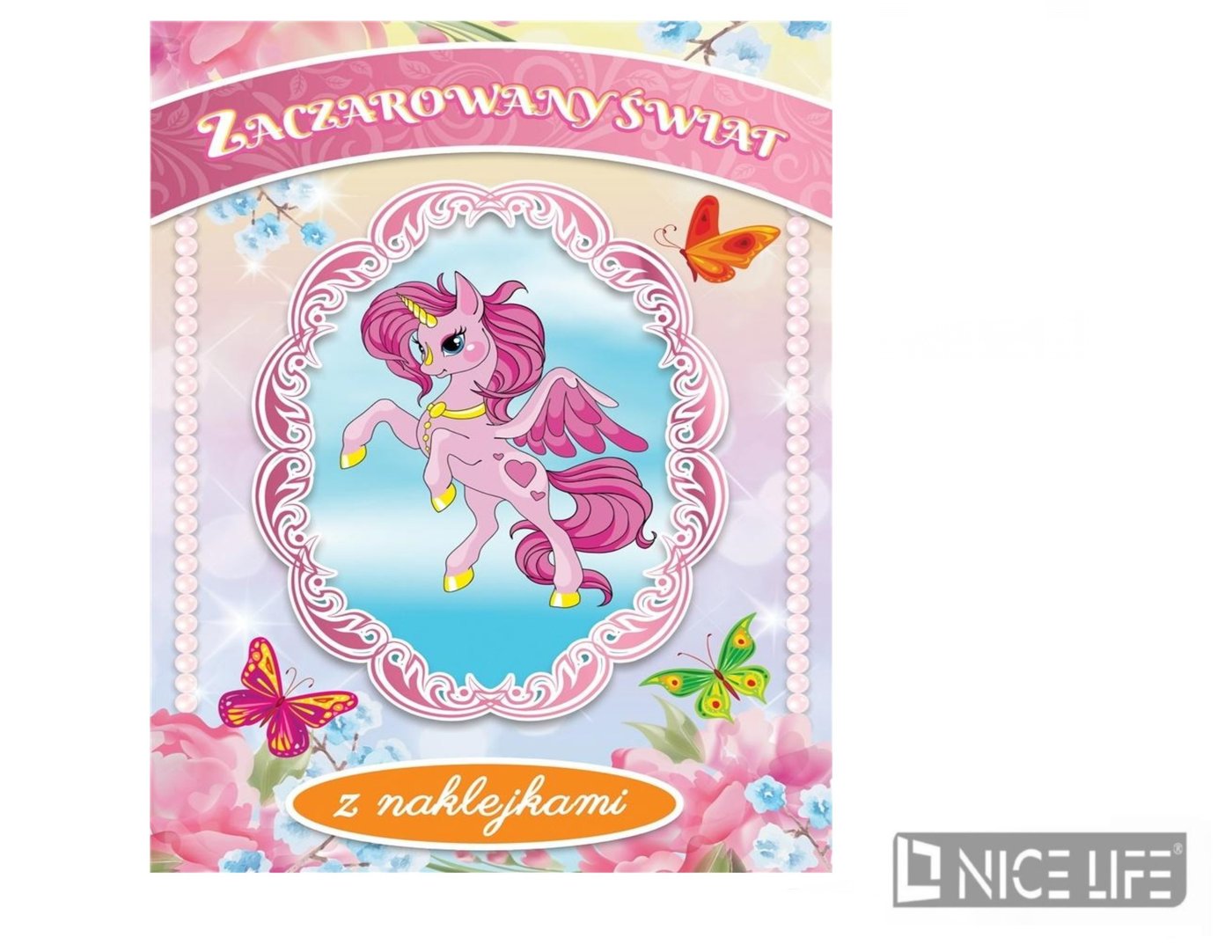 Kolorowanka ZACZAROWANY ŚWIAT Z NAKLEJKAMI