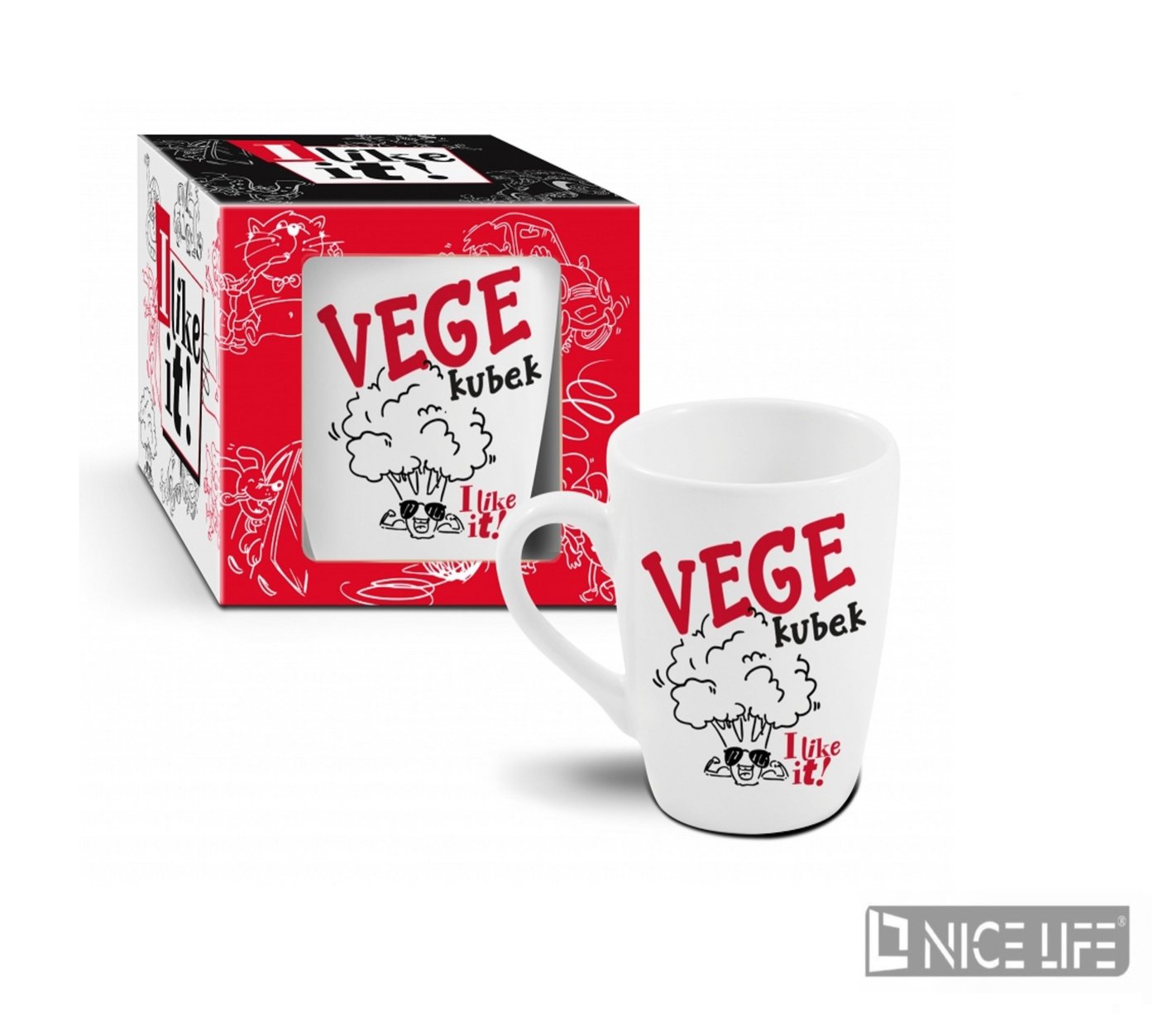 I LIKE IT-Kubek baryłka 300ml Vege kubek