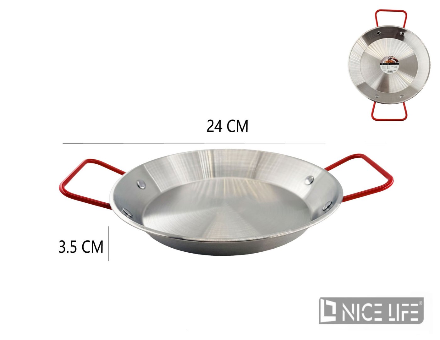 Półmisek z uchwytami 24 cm