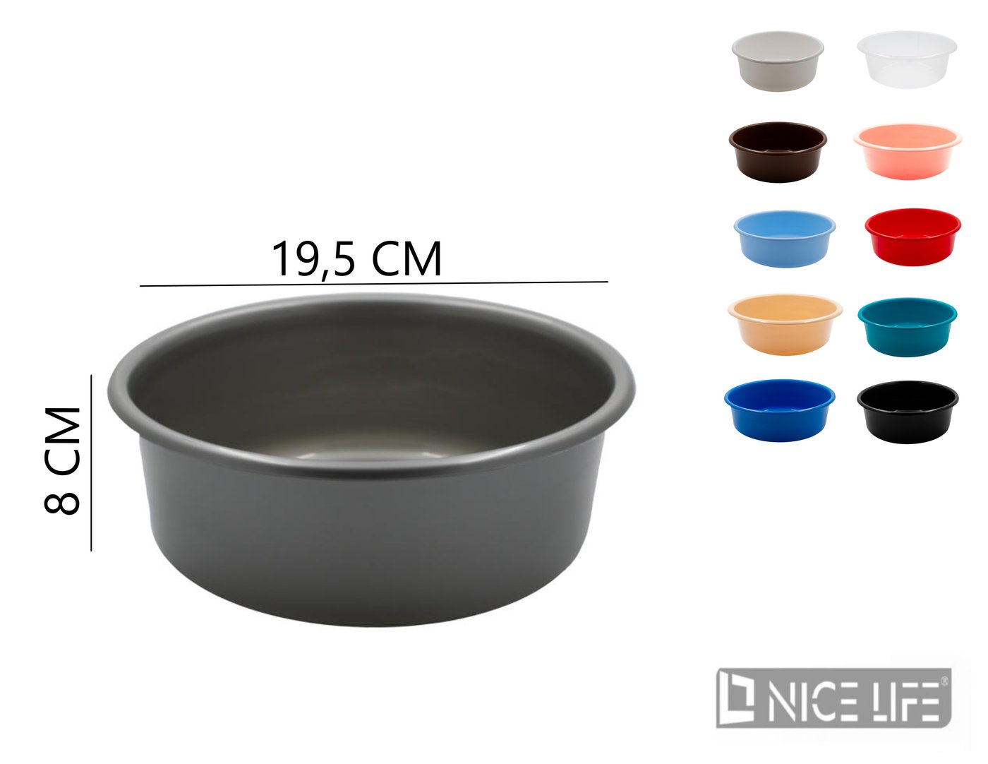 Miska 1,5L okrągła Eco Line
