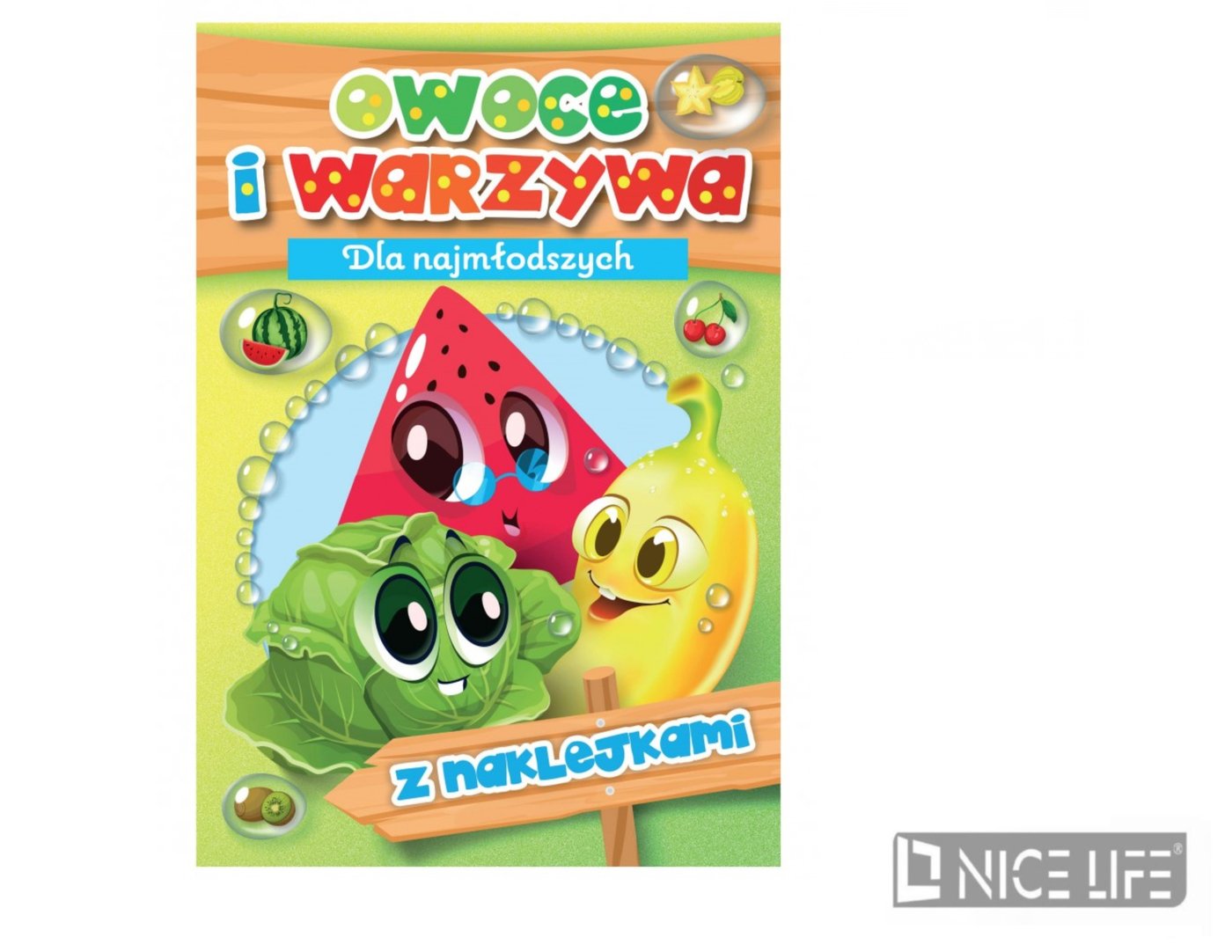 Kolorowanka - Owoce i warzywa