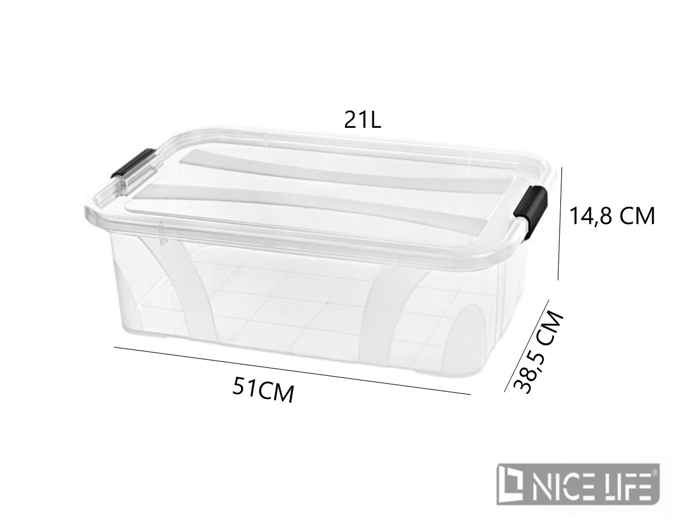 AGD Pojemnik Master box 21L