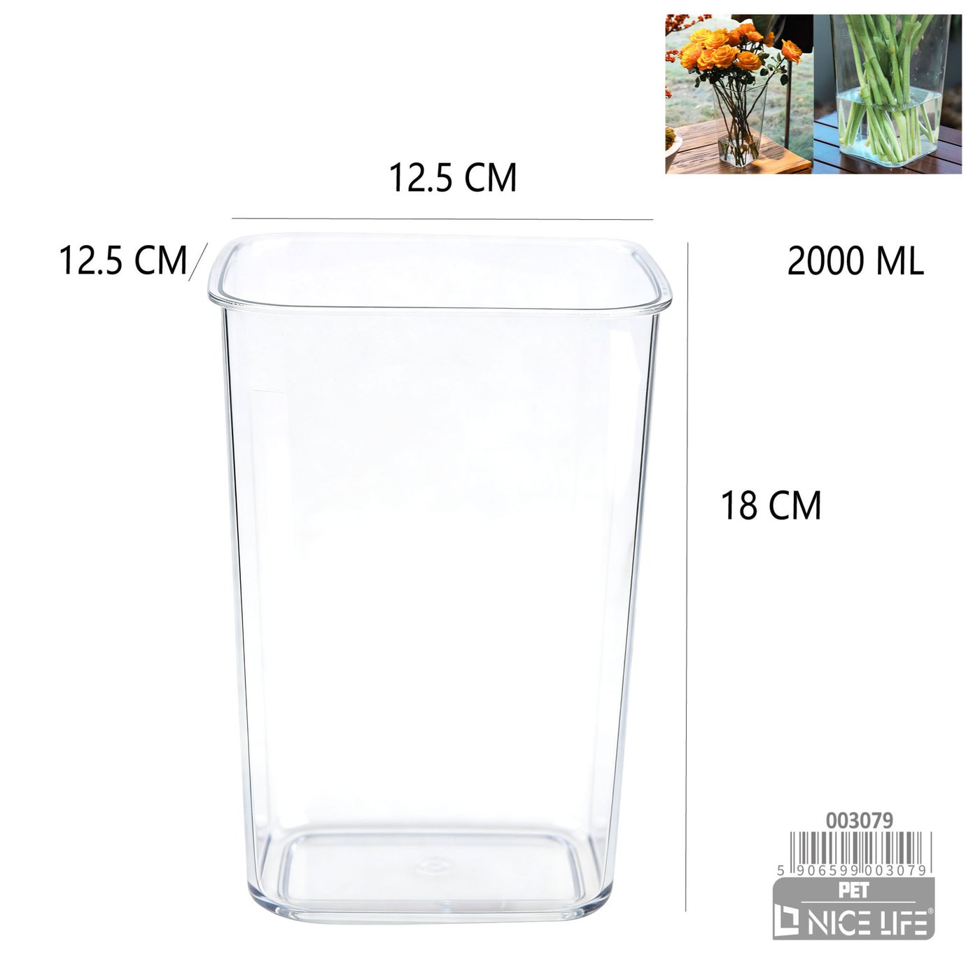 Wazon plastikowy