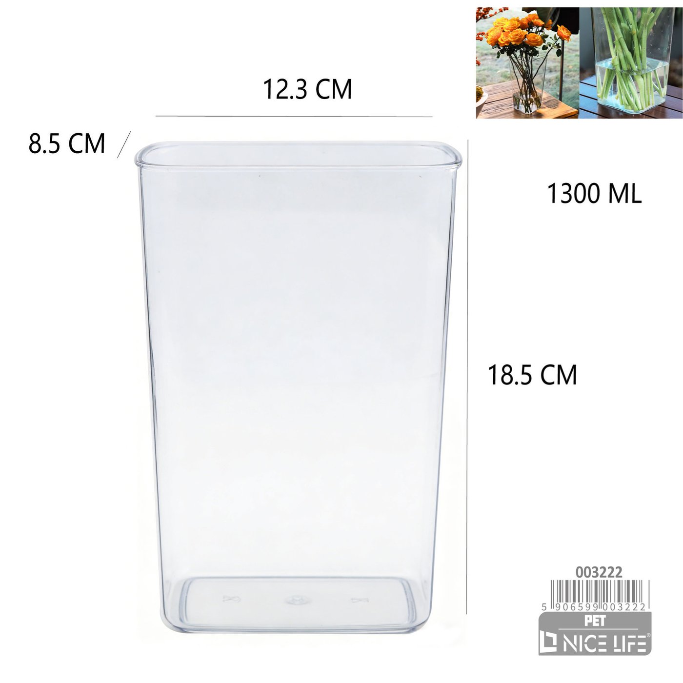Wazon plastikowy