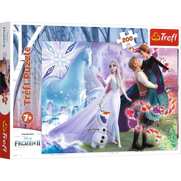 PUZZLE 200 MAGICZNY ŚWIAT SIÓSTR FROZEN