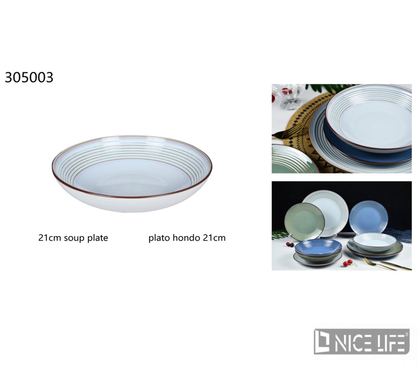 Talerz do zupy 21cm