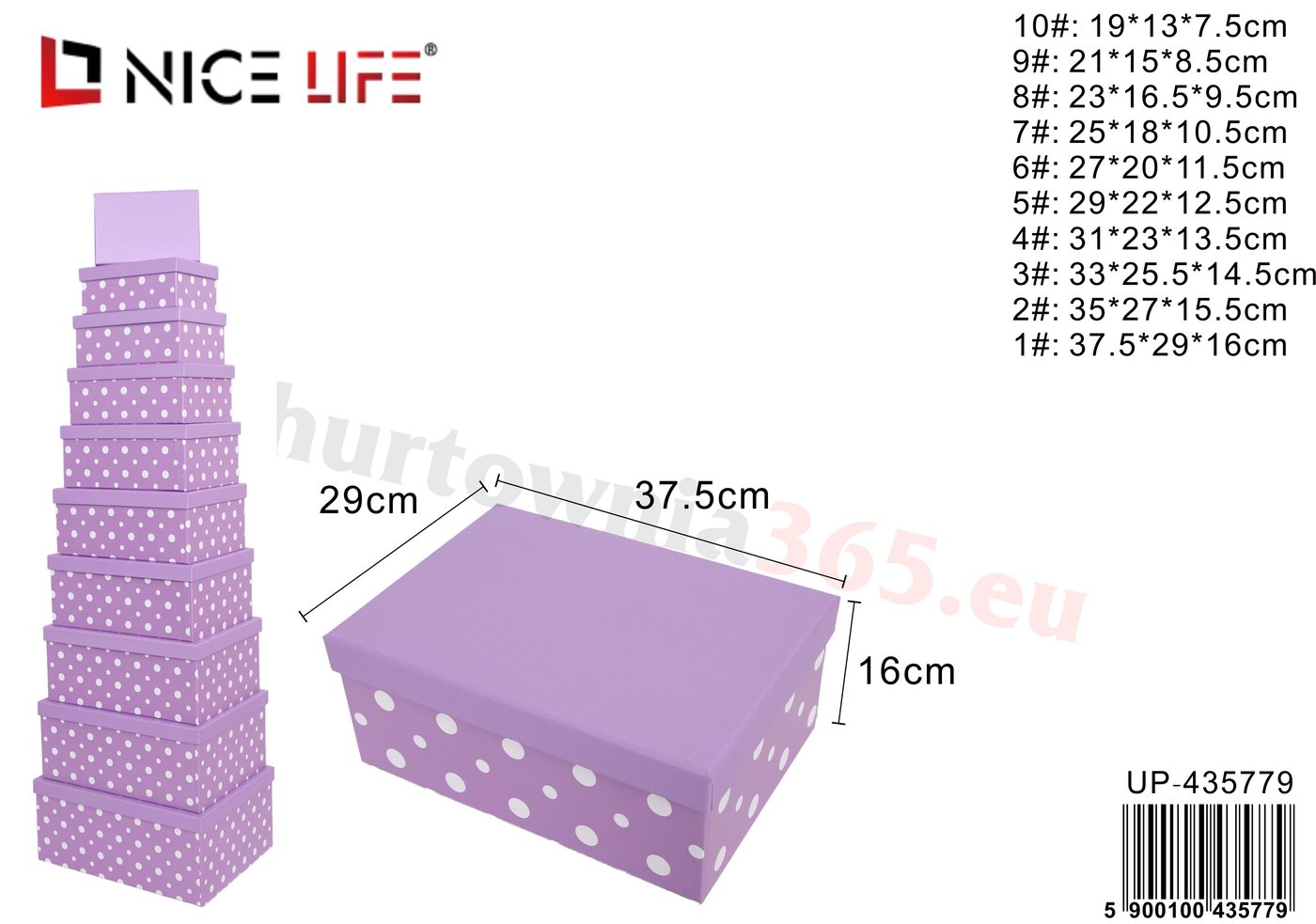 komplet pudełek