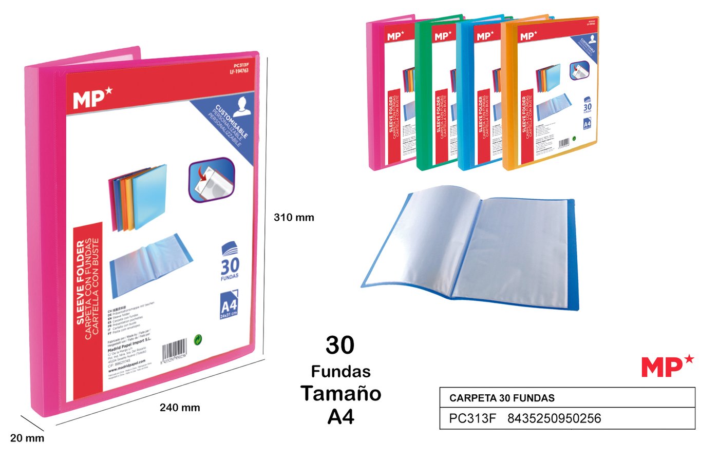 Teczka ofertowa A4 30 koszulek