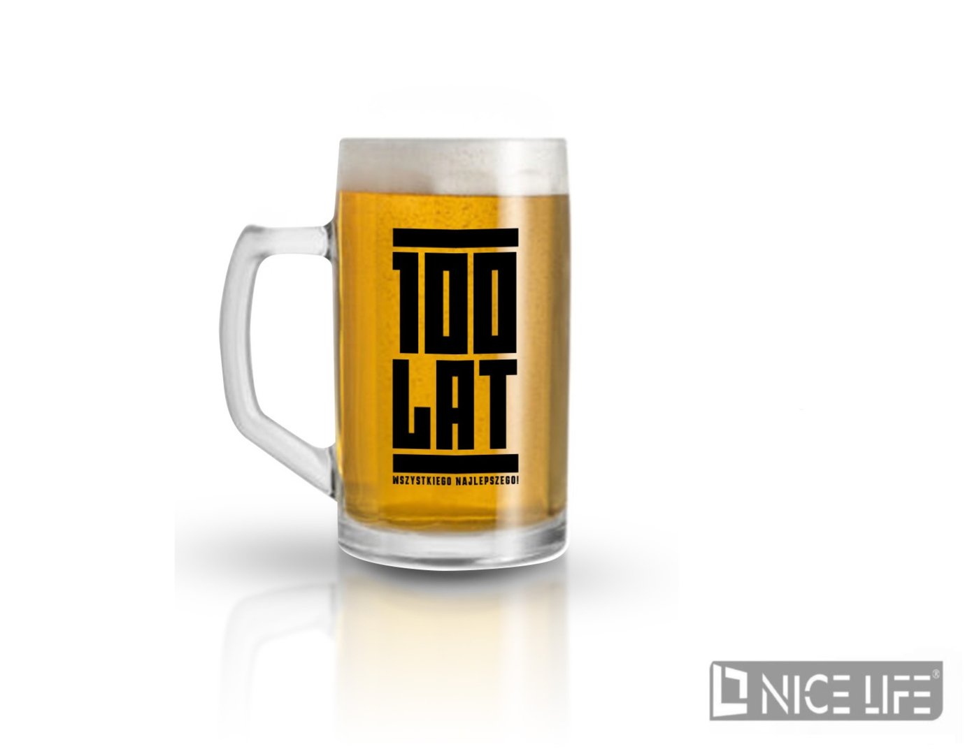 Funny Beer - Kufel 500ml-100Lat