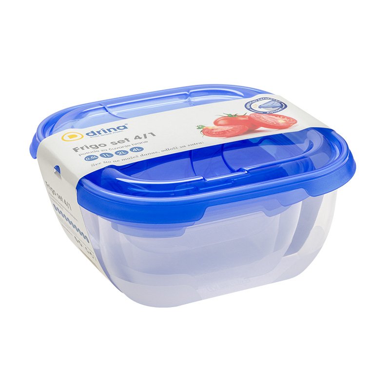 Zestaw pojemników do przechowywania żywności Frigo 4/1