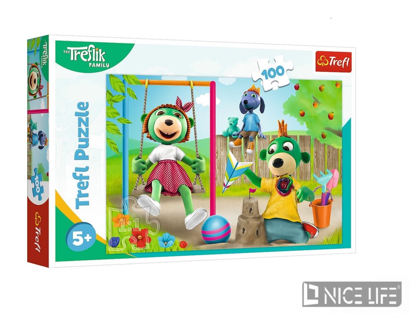 Puzzle 100 el. Zabawne Trefliki
