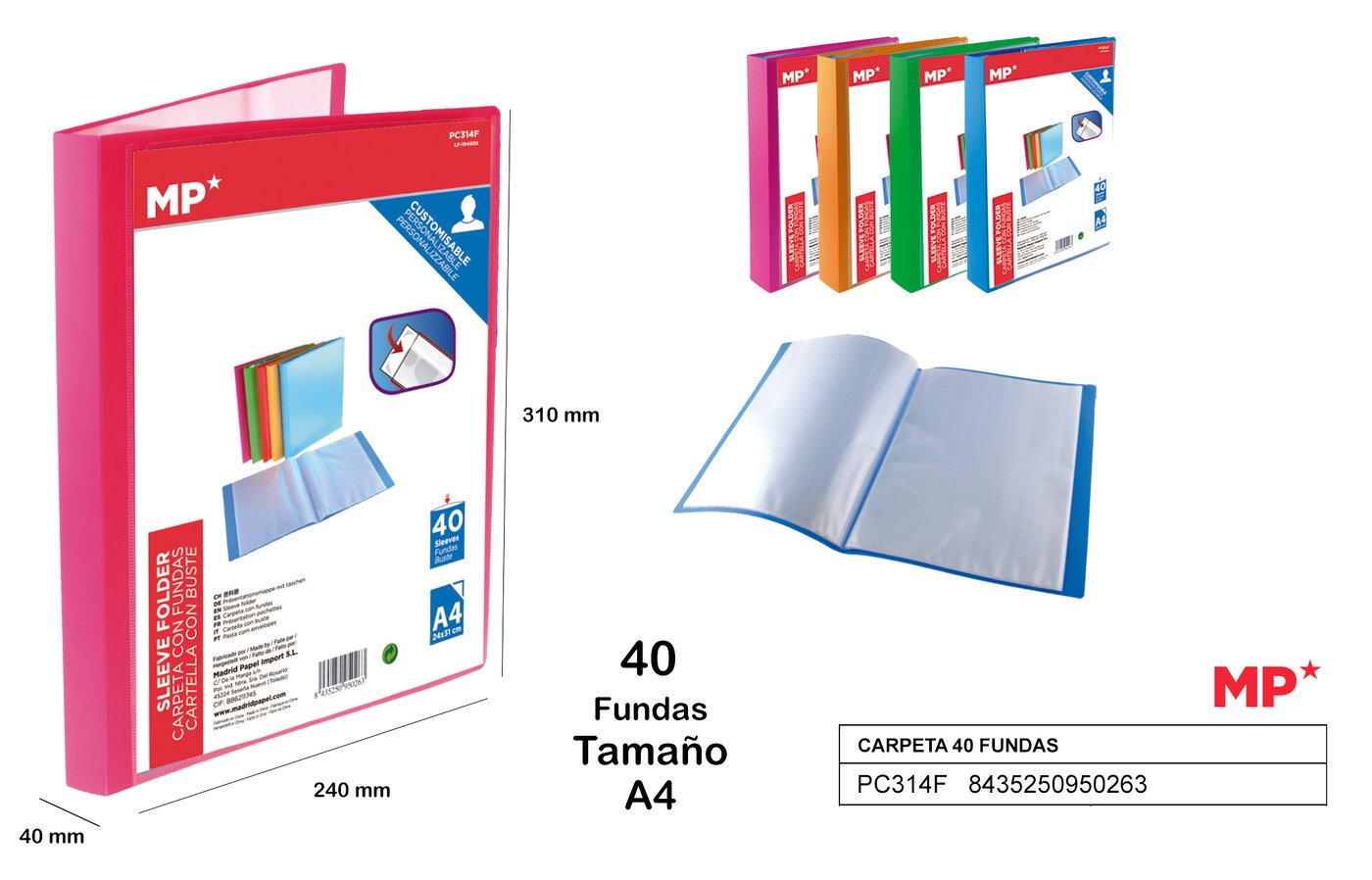 Teczka ofertowa A4 40 koszulek
