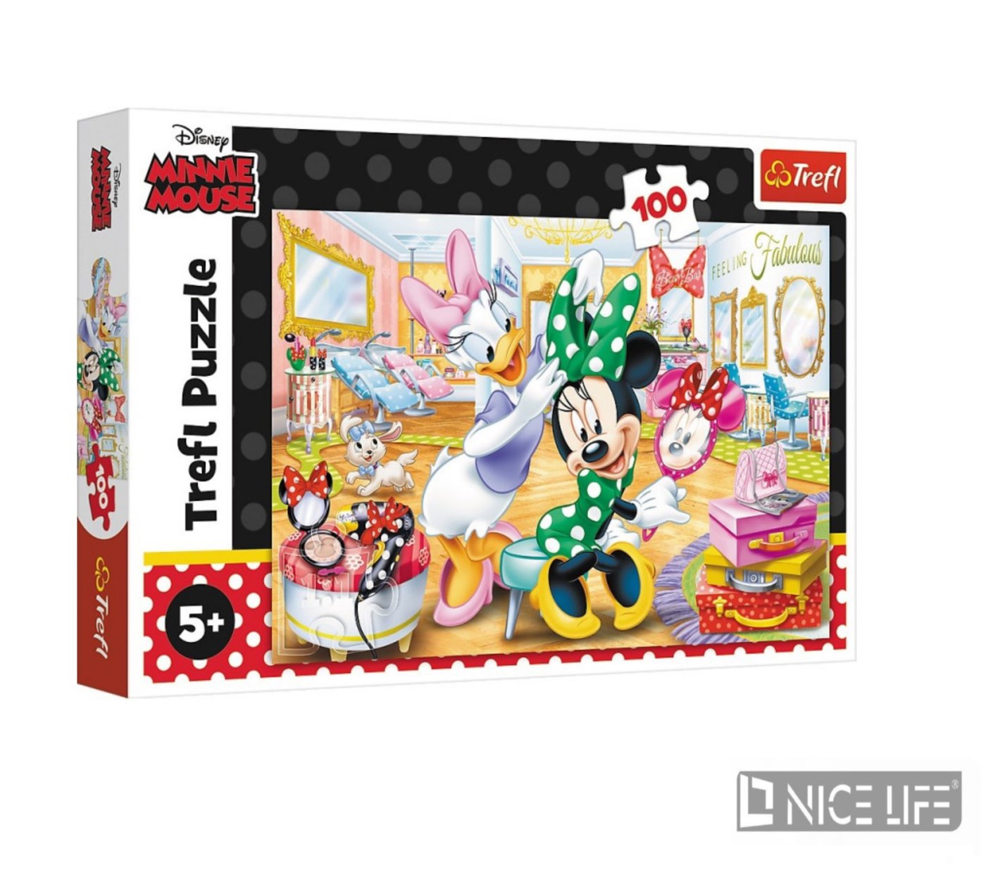 PUZZLE 100 MINNIE W SALONIE KOSMETYCZNYM