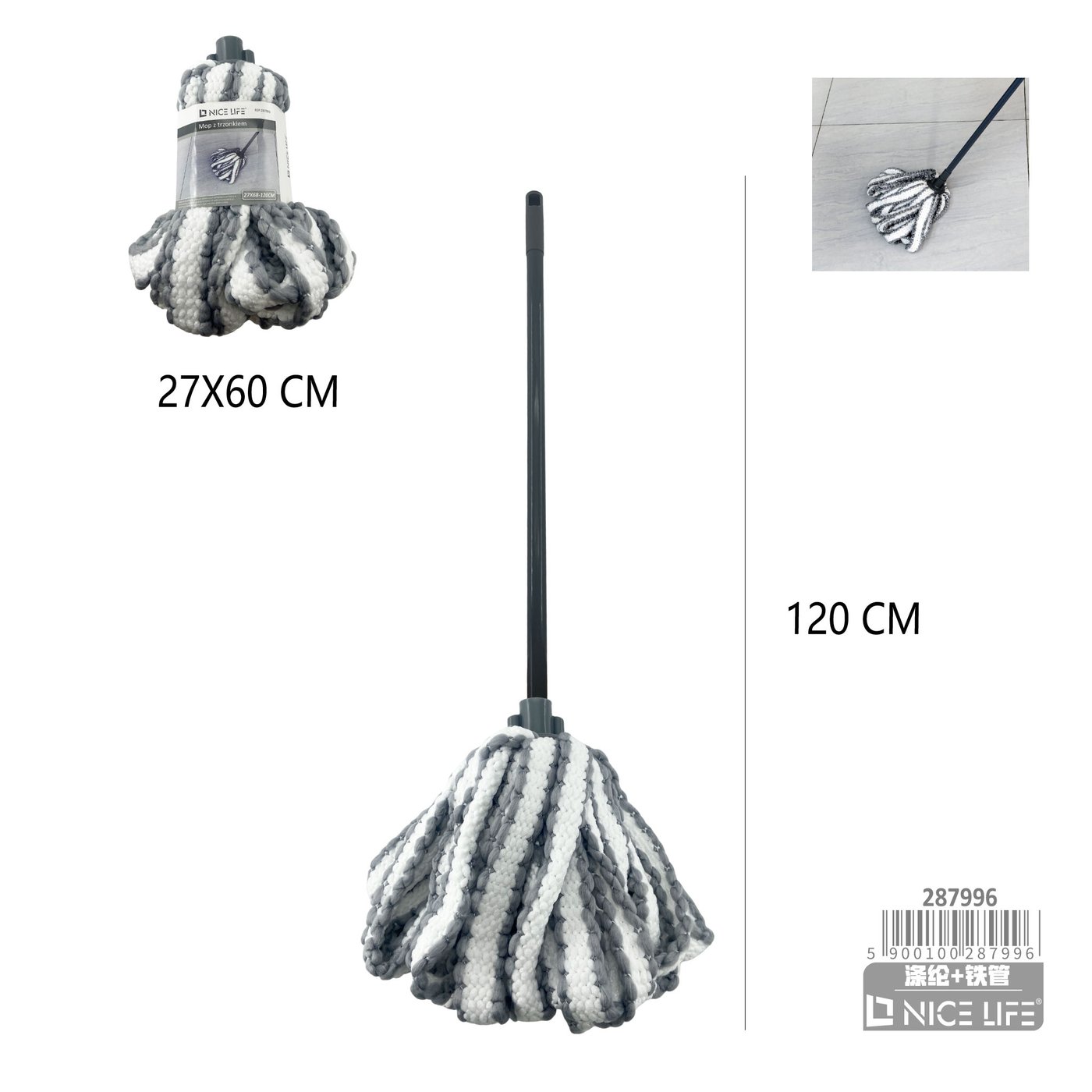 Mop z trzonkiem