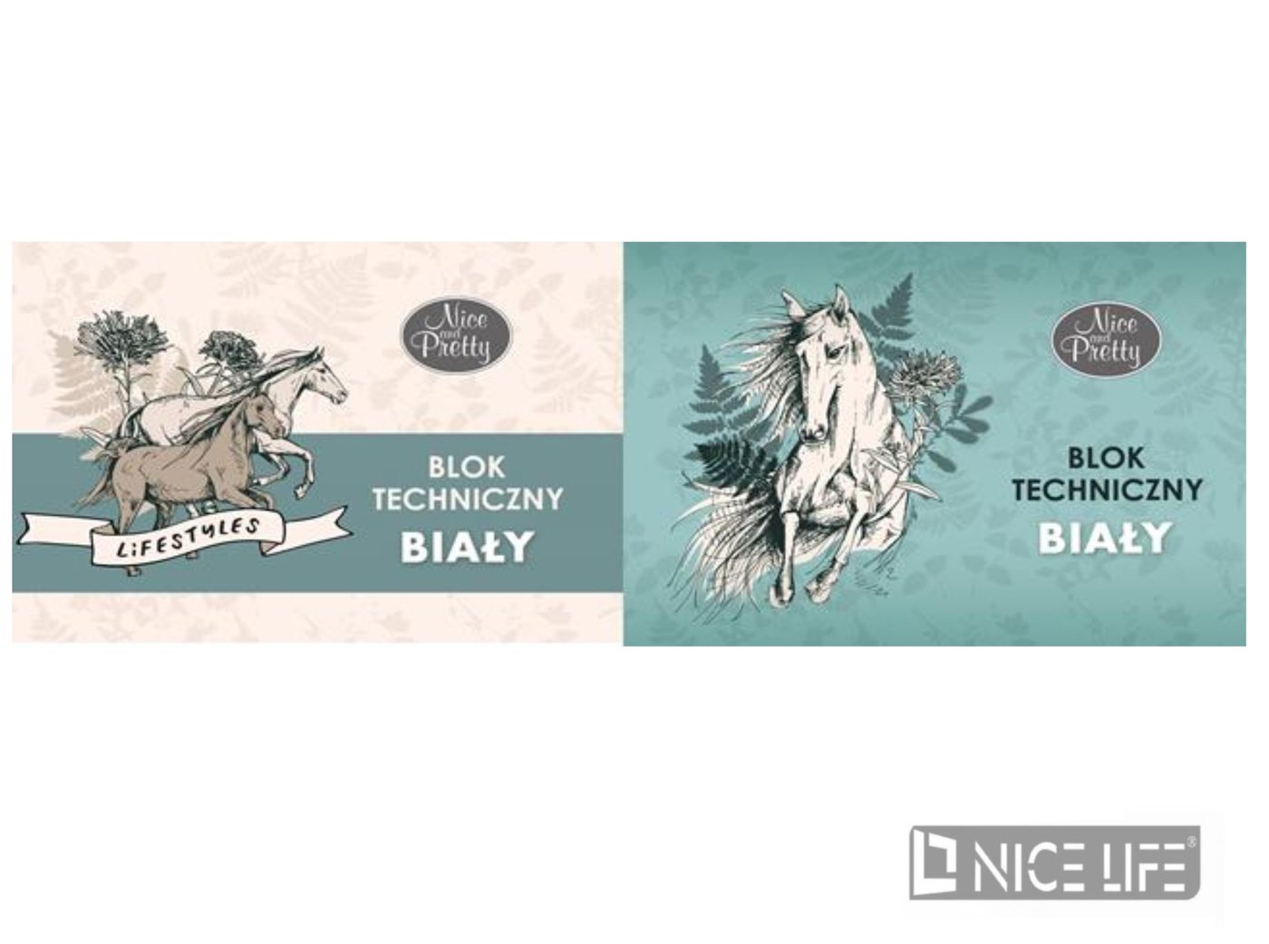Blok techniczny biały A4/10k. - NICEPRETTY