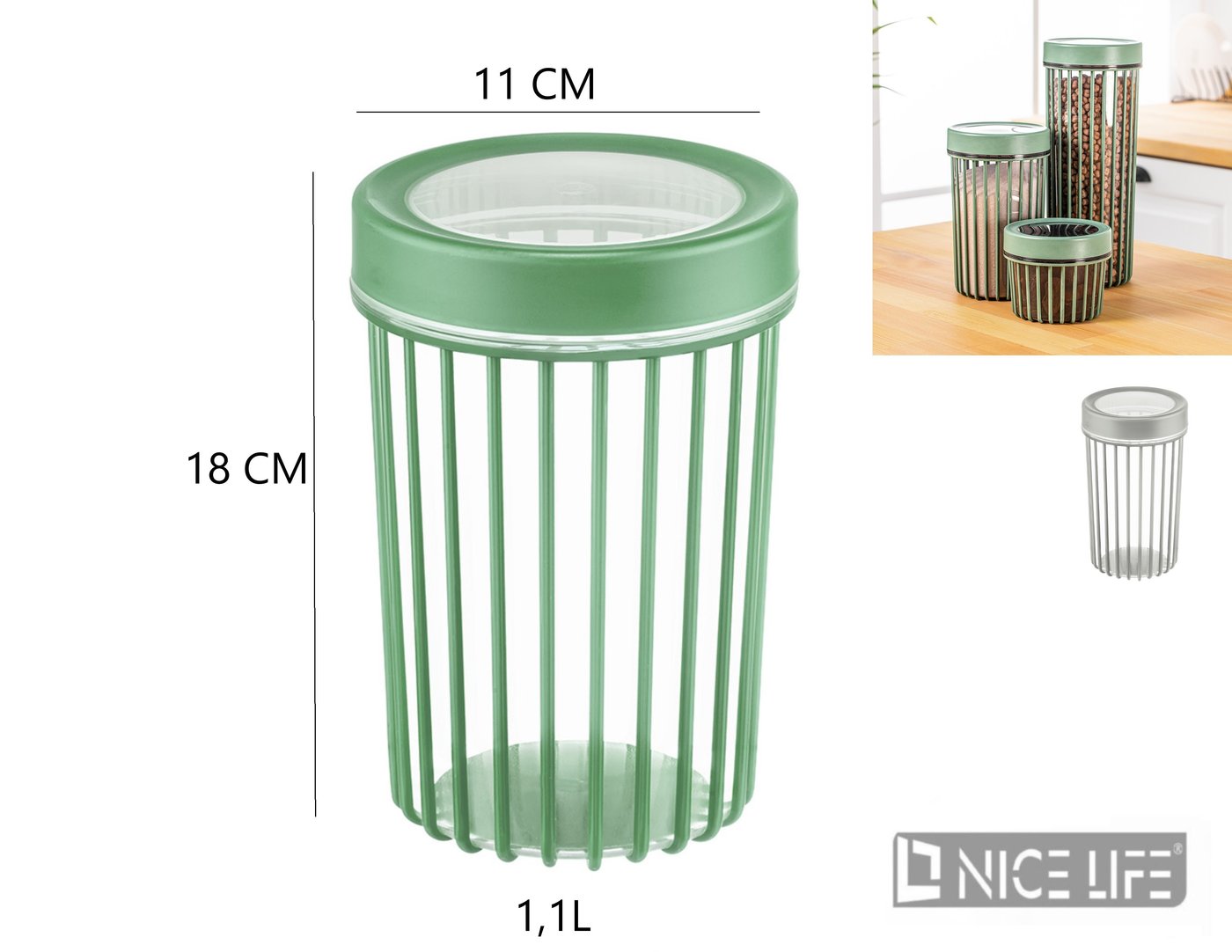 POJEMNIK DO PRZECHOWYWANIA 1,1L BSF-00957