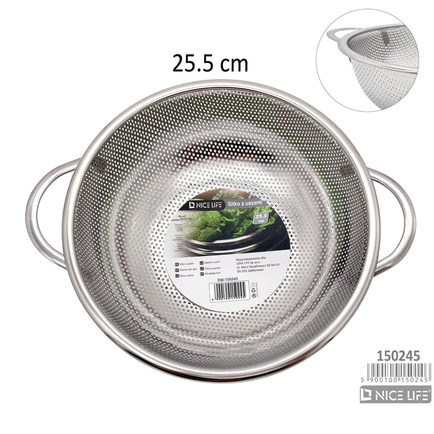 Sitko z uszami 25.5cm