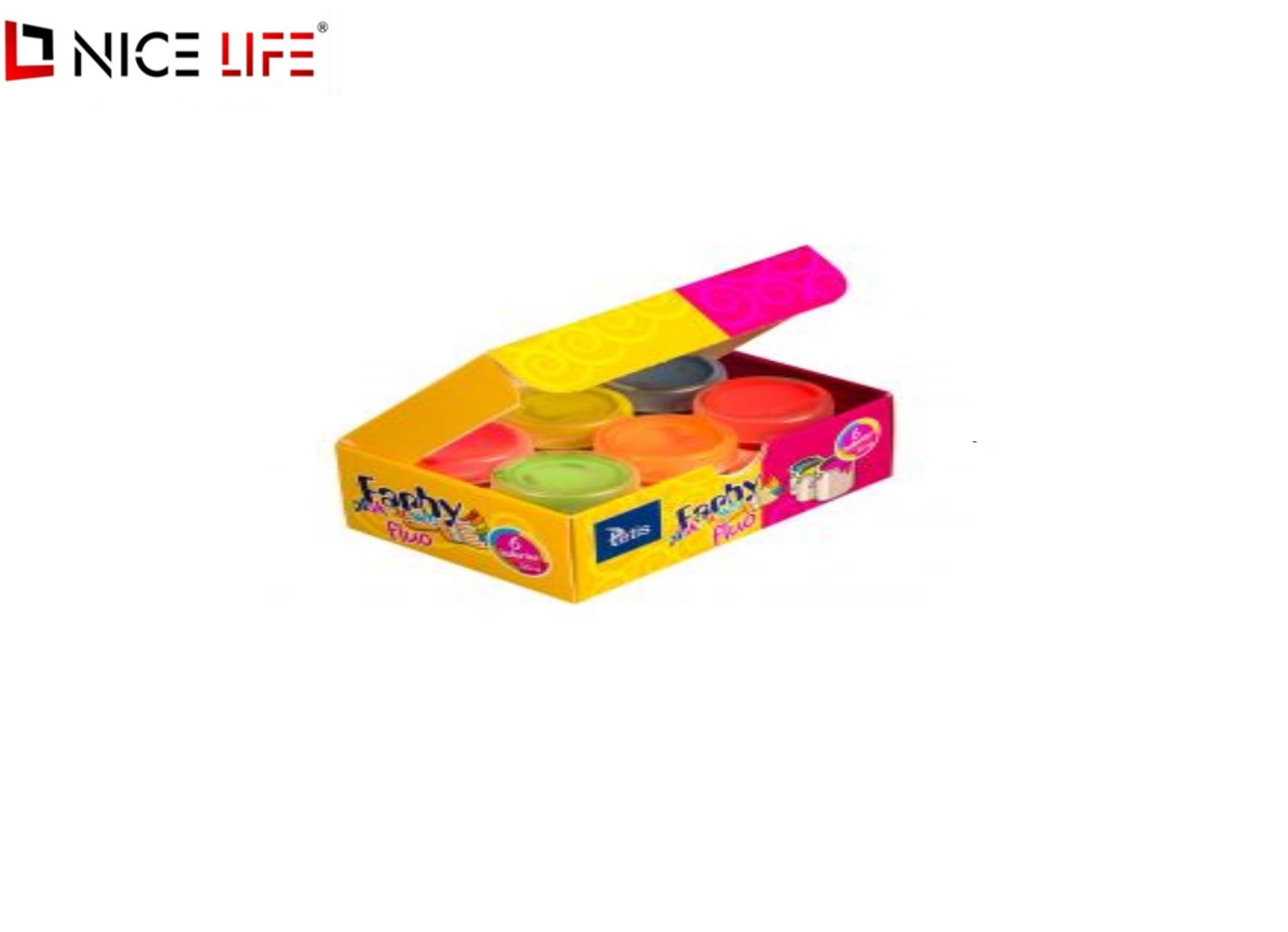Farby plakatowe FLUO 20ml. 6kol.