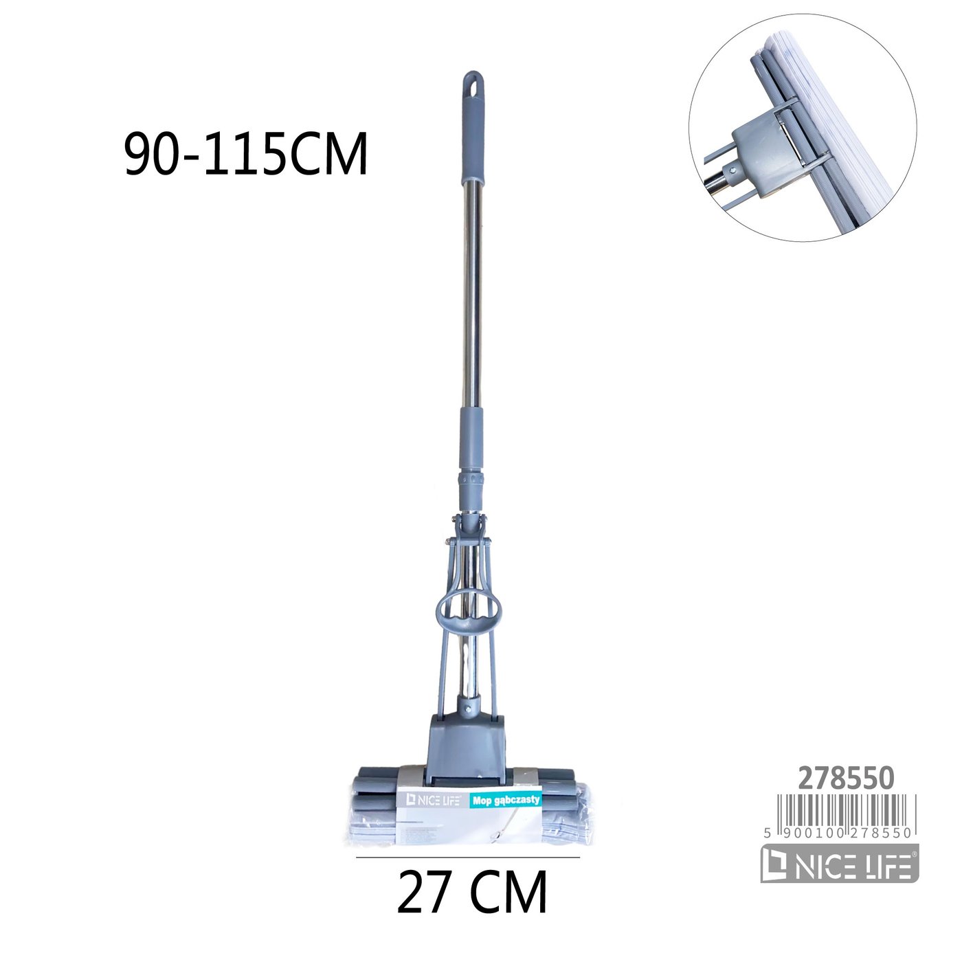 Mop gąbczasty