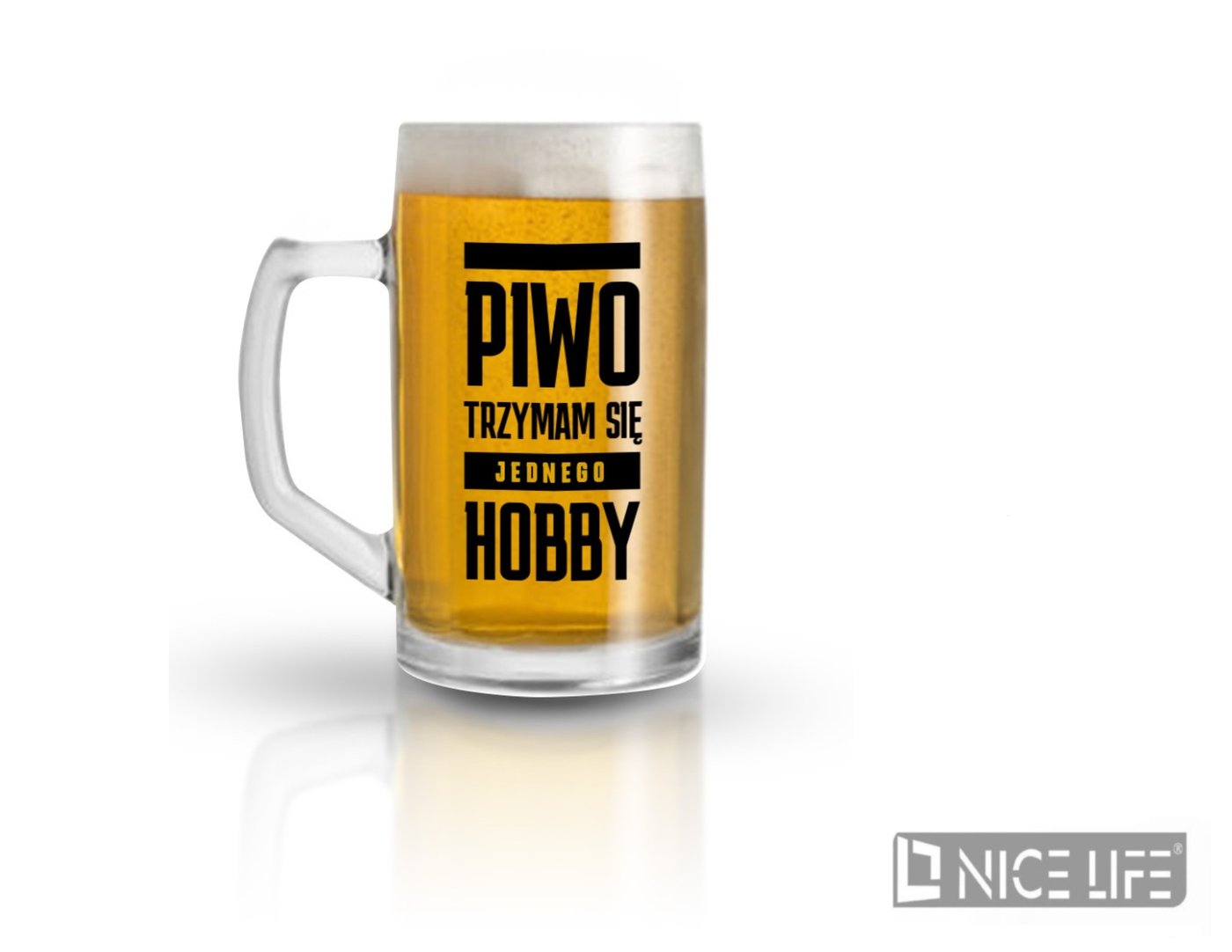 Funny Beer -Kufel 500ml-Piwo Hobby