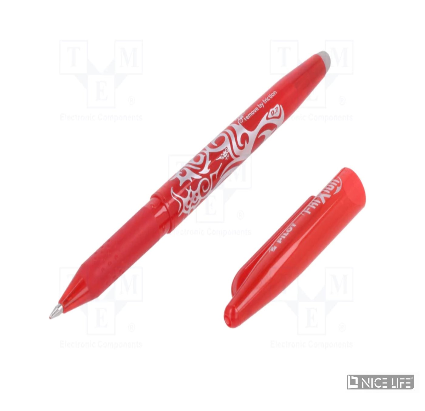 Pióro czerwone 0,7mm FRIXION PILOT