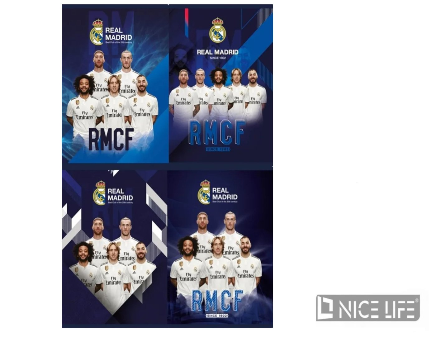 ZESZYT A5/32K. LINIA REAL MADRID