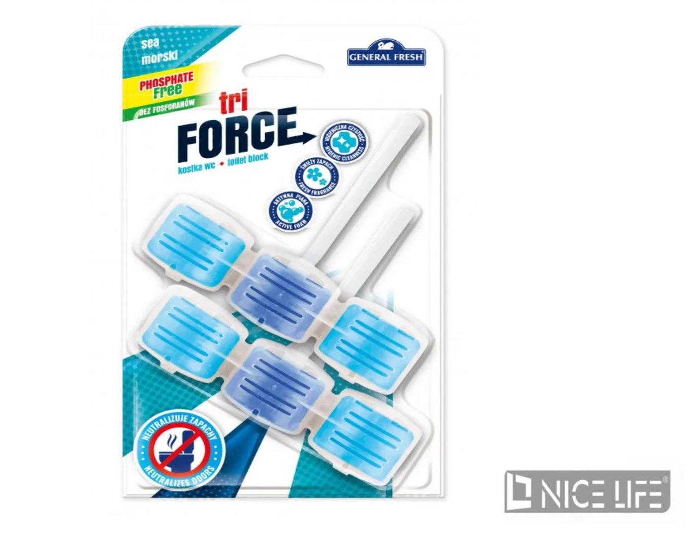 Kostka WC TRI-FORCE *2 morze