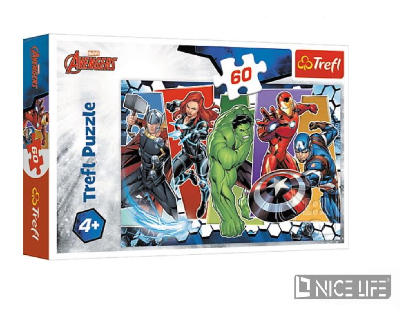 PUZZLE 60 NIEZWYCIĘŻENI AVENGERSI