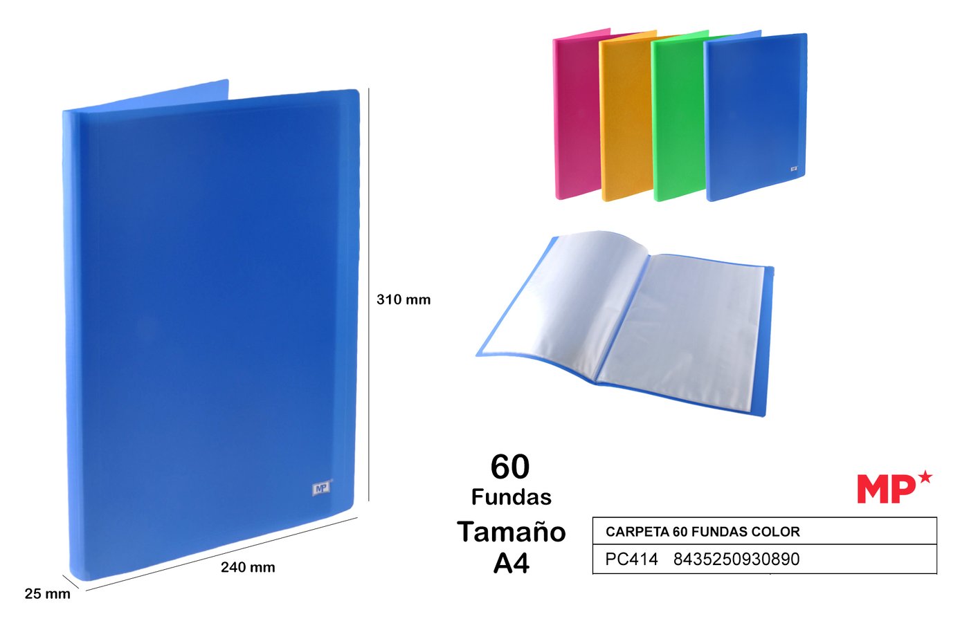 Teczka ofertowa z 60 koszulkami A4