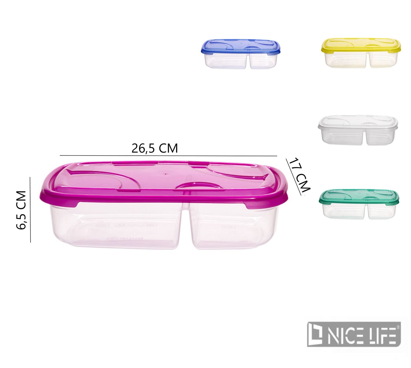 Pojemnik do przechowywania żywności Frigo Plus 0.9L 0.5L
