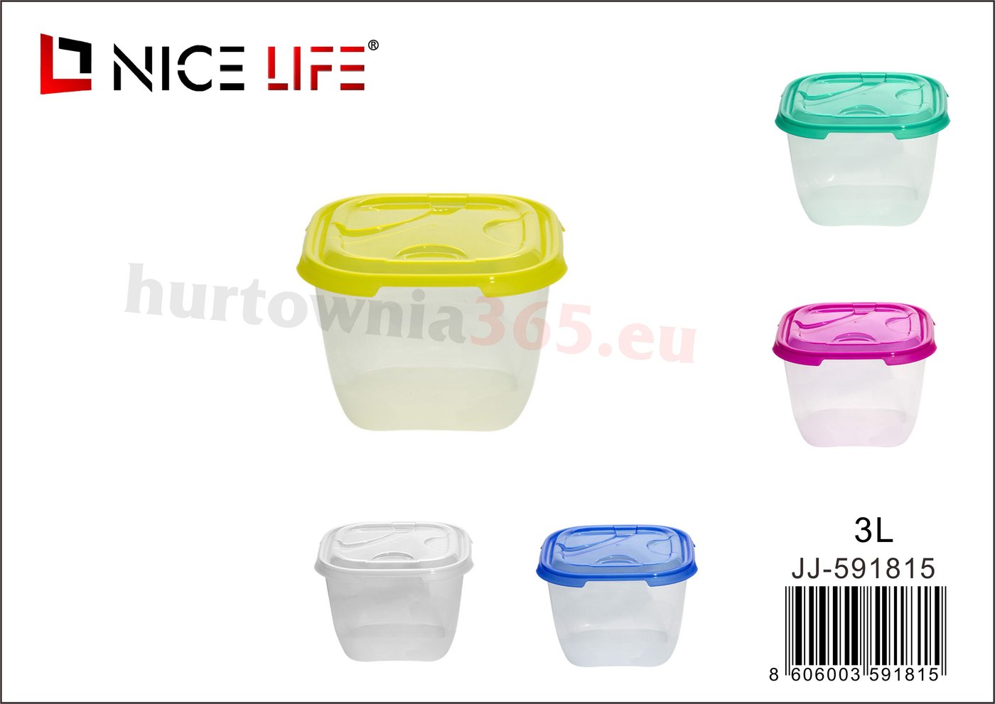 Pojemnik do przechowywania żywności Frigo 3L