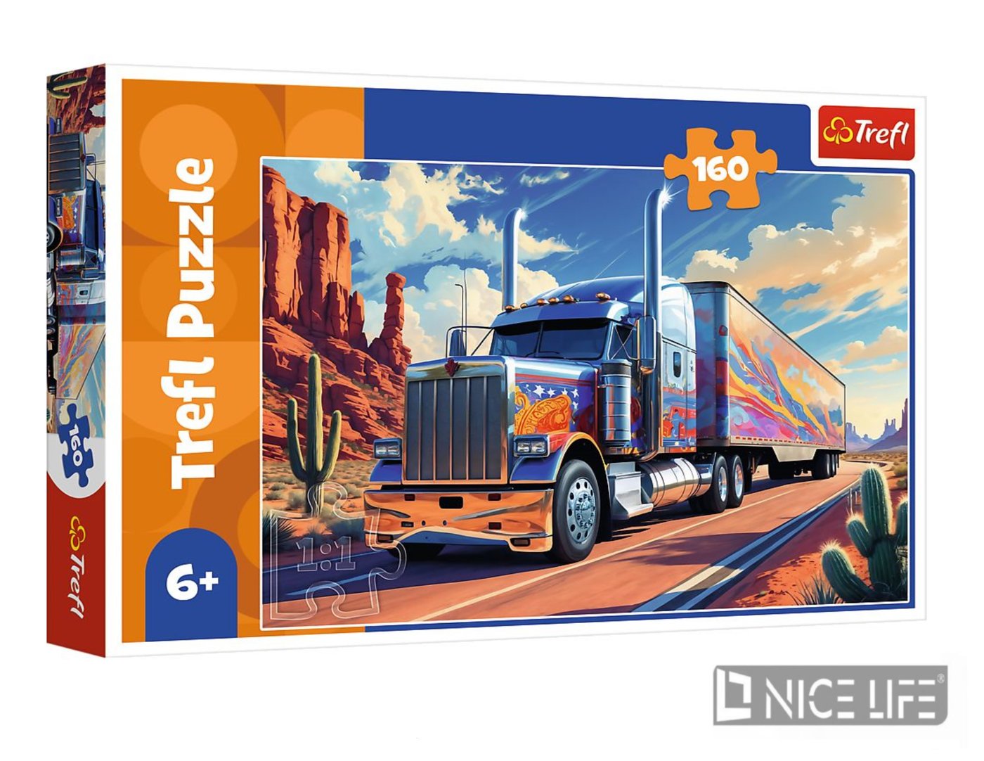 Puzzle 160 Ciężarówka w trasie