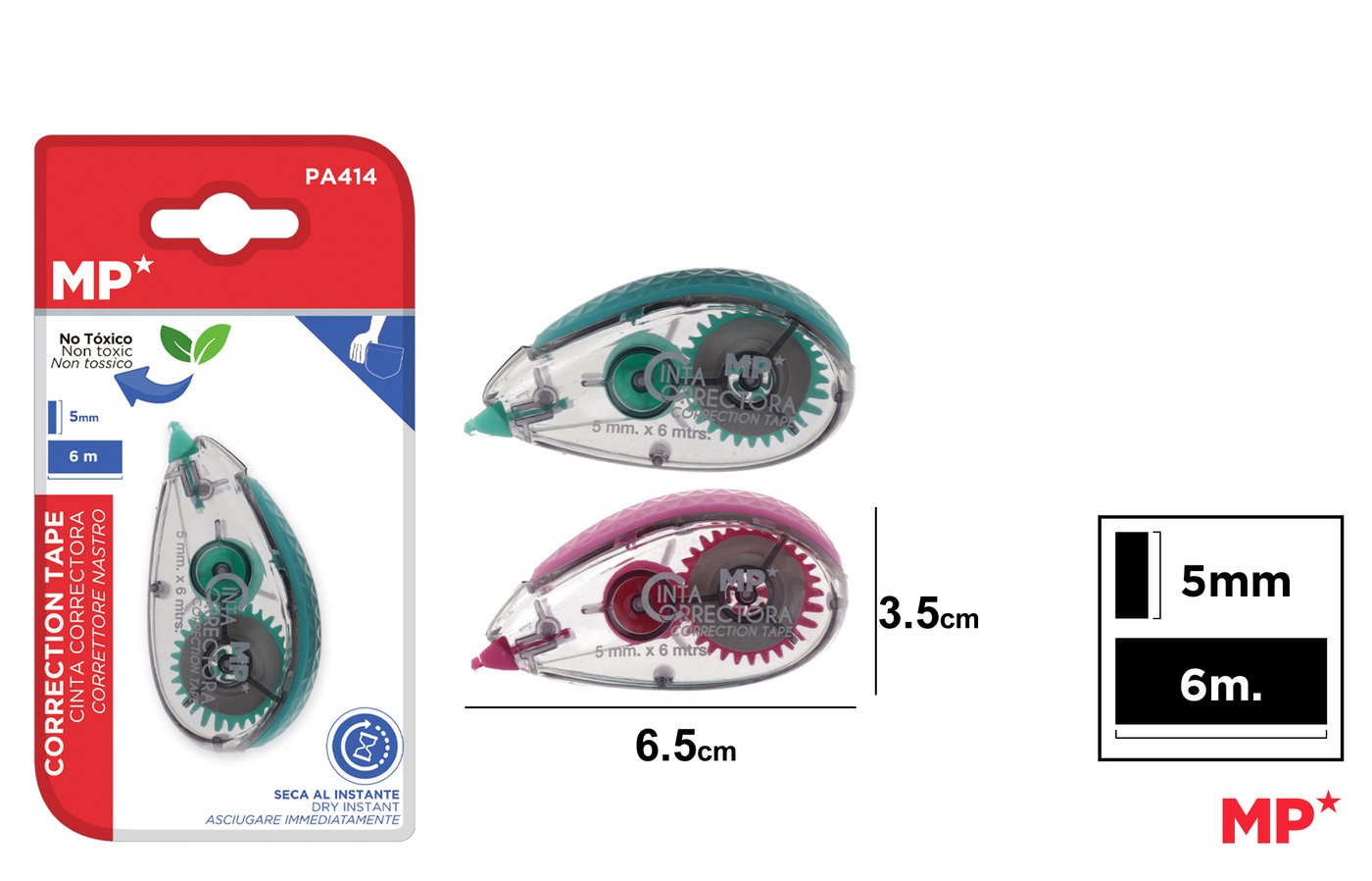 Korektor w taśmie5MMx6M