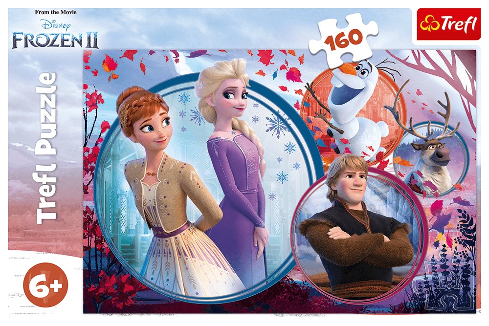 PUZZLE 160 SIOSTRZANA PRZYGODA FROZEN