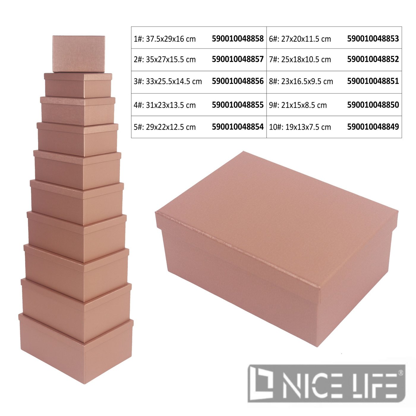 Komplet pudełek prezentowych