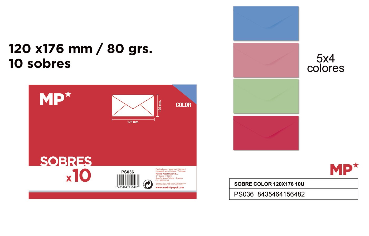 Koperta 120x176 10U