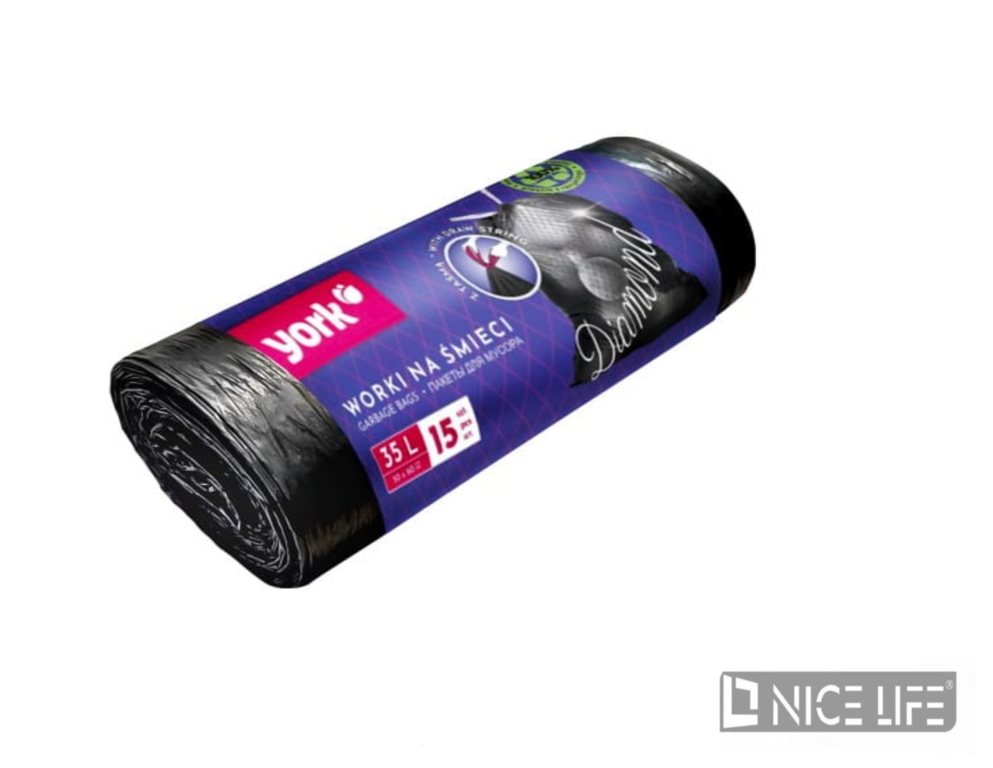 Worki na śmieci Diamond 35L/15szt