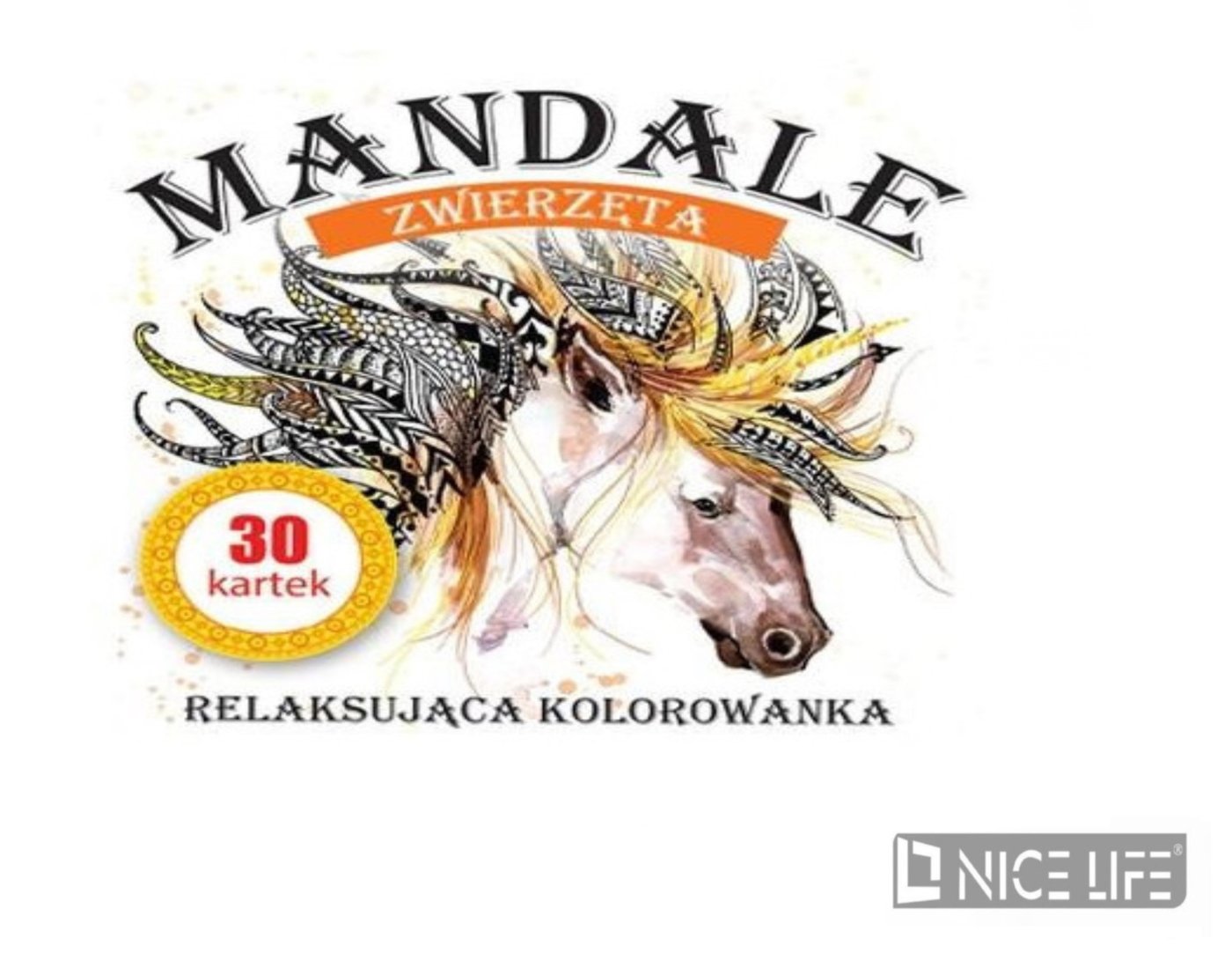 KOLOROWANKA Mandale. Zwierzęta.