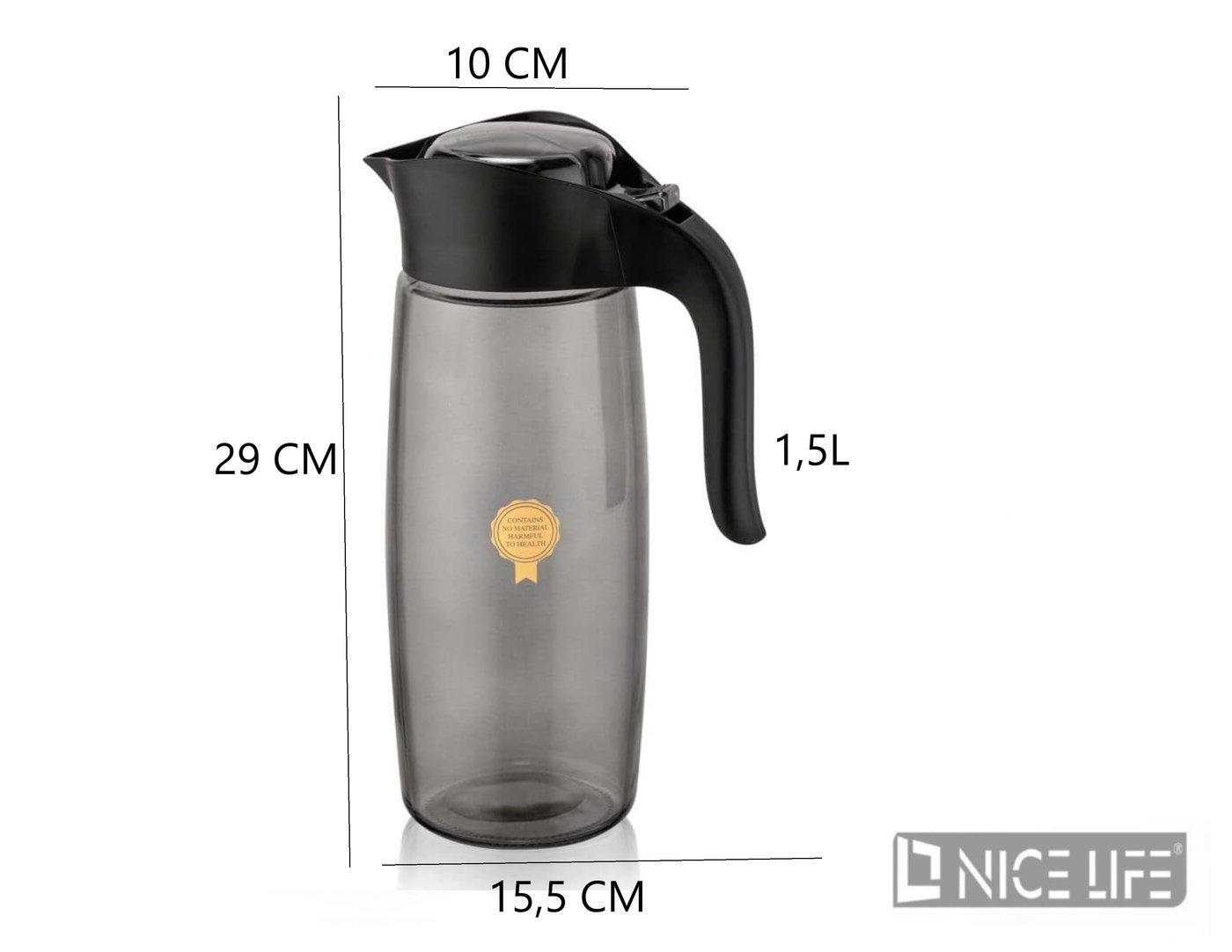 DZBANEK BLACK PEARL 1,5L C-00357