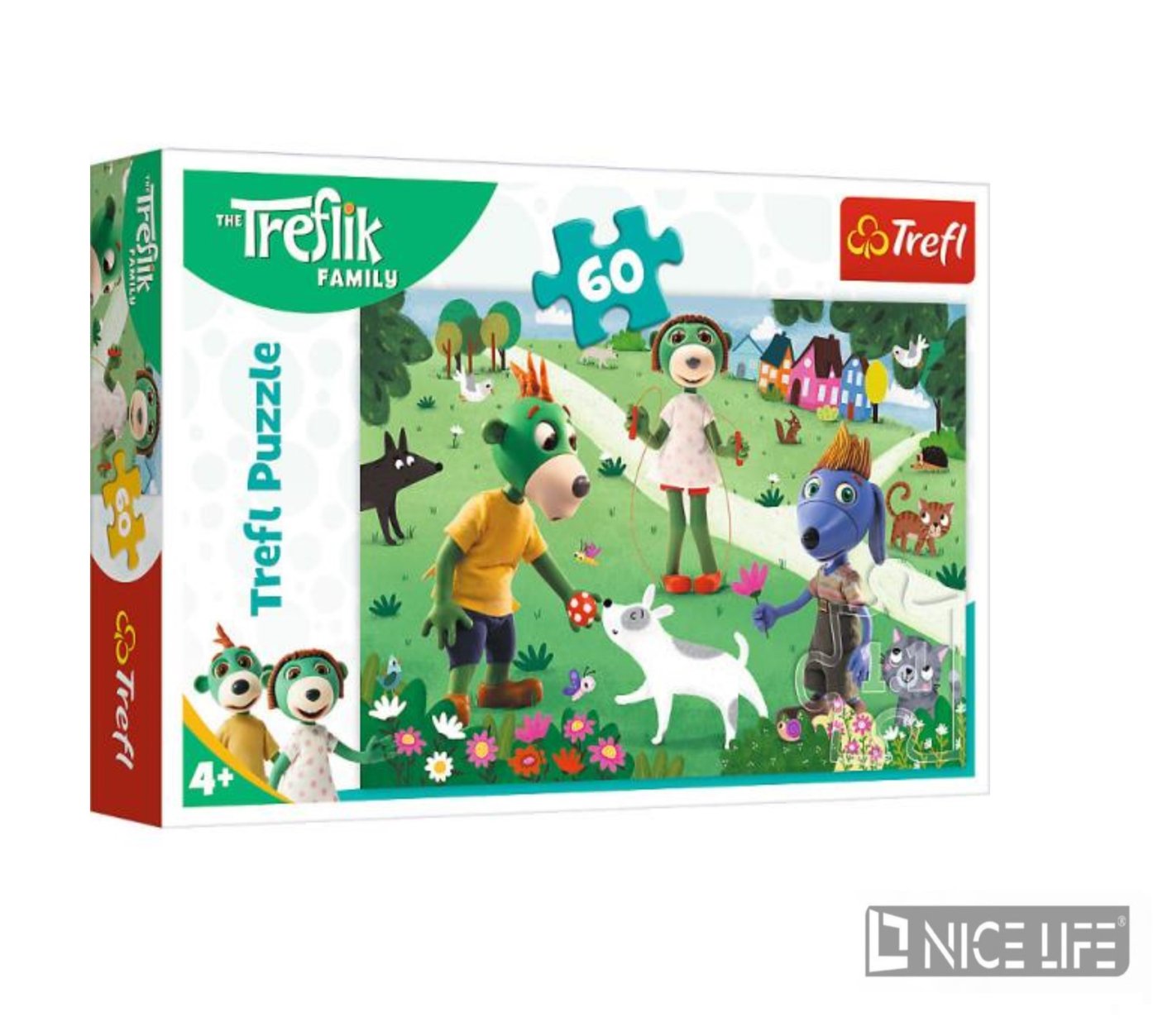 PUZZLE Radosny dzień Treflików 60