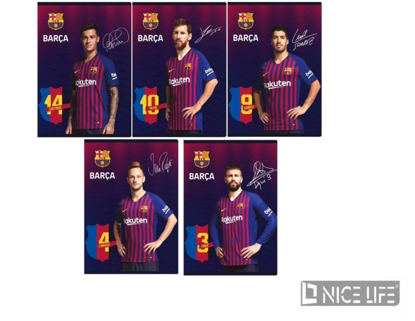 ZESZYT A5/32K. KRATKA FCB BARCA FAN 7