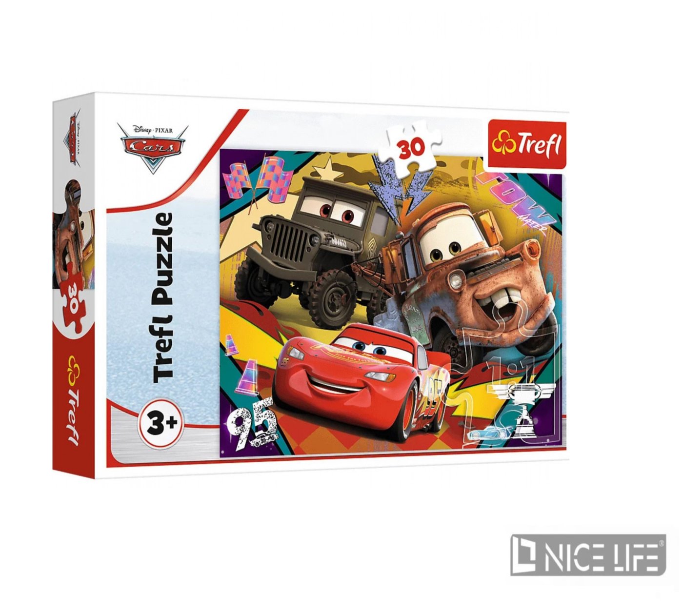 PUZZLE Rozpędzone samochody CARS 30