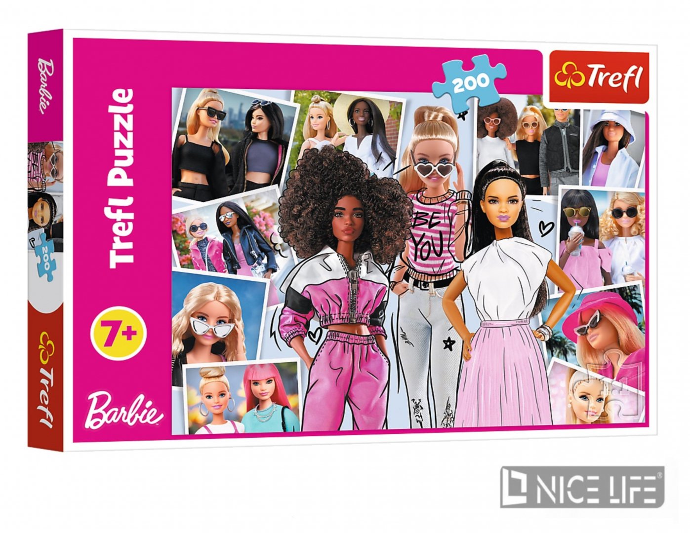 Puzzle - 200 - W świecie Barbie