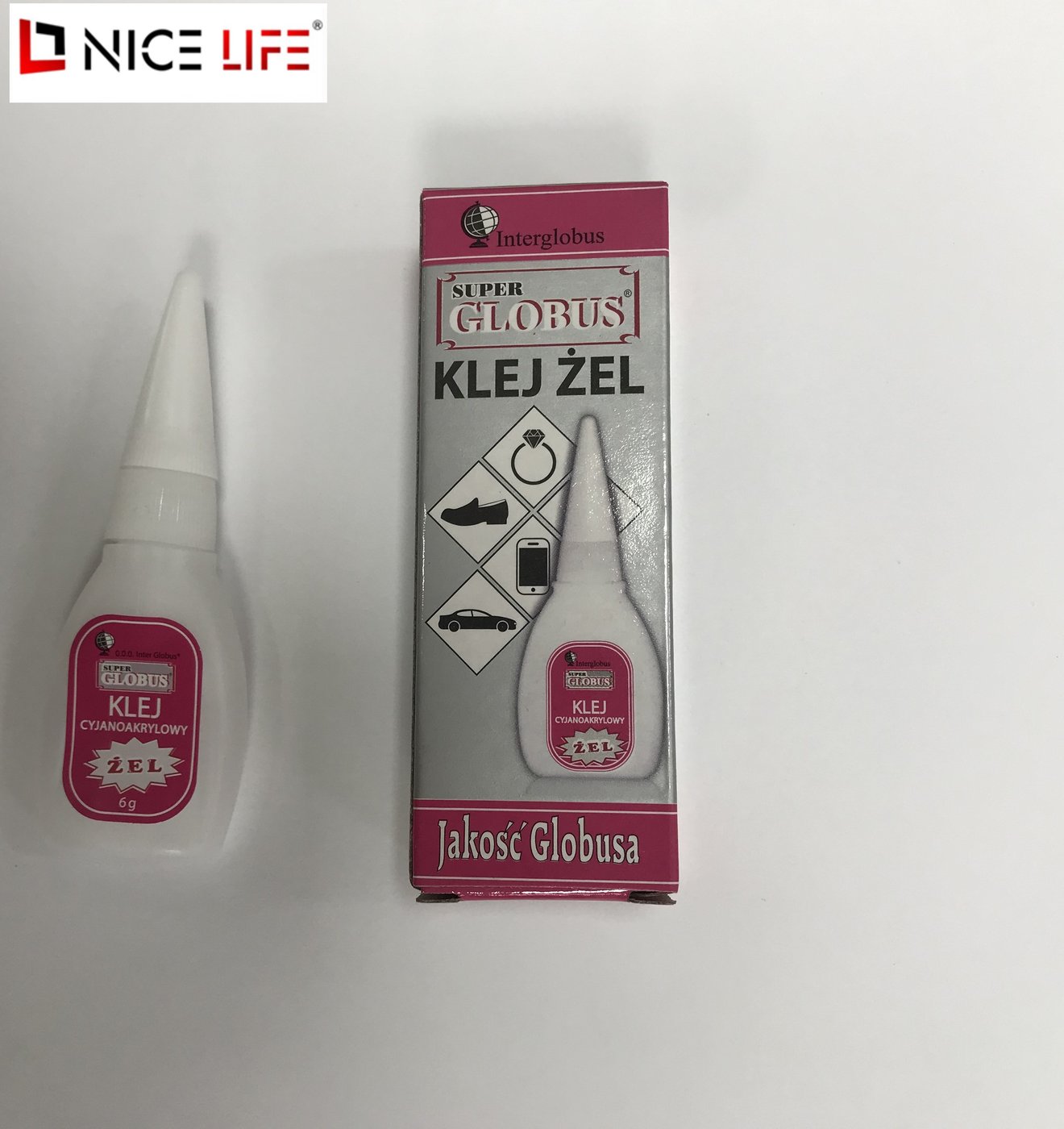 Klej INTERGLOBUS 6g SuperGLOBUS ŻELOWY