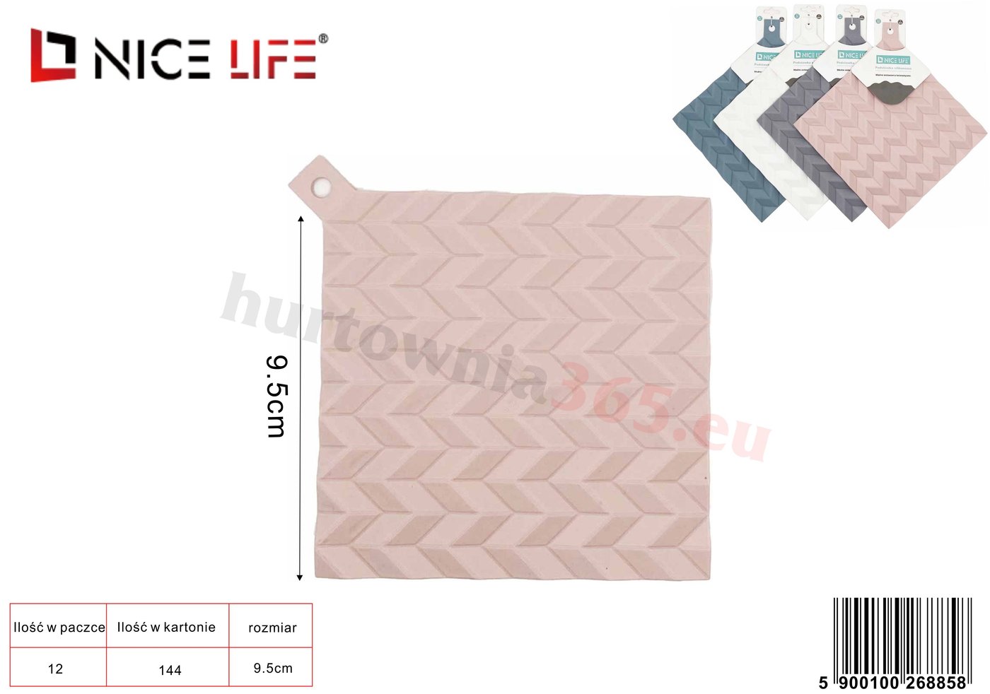 Zestaw podstawek silikonowych 3pcs