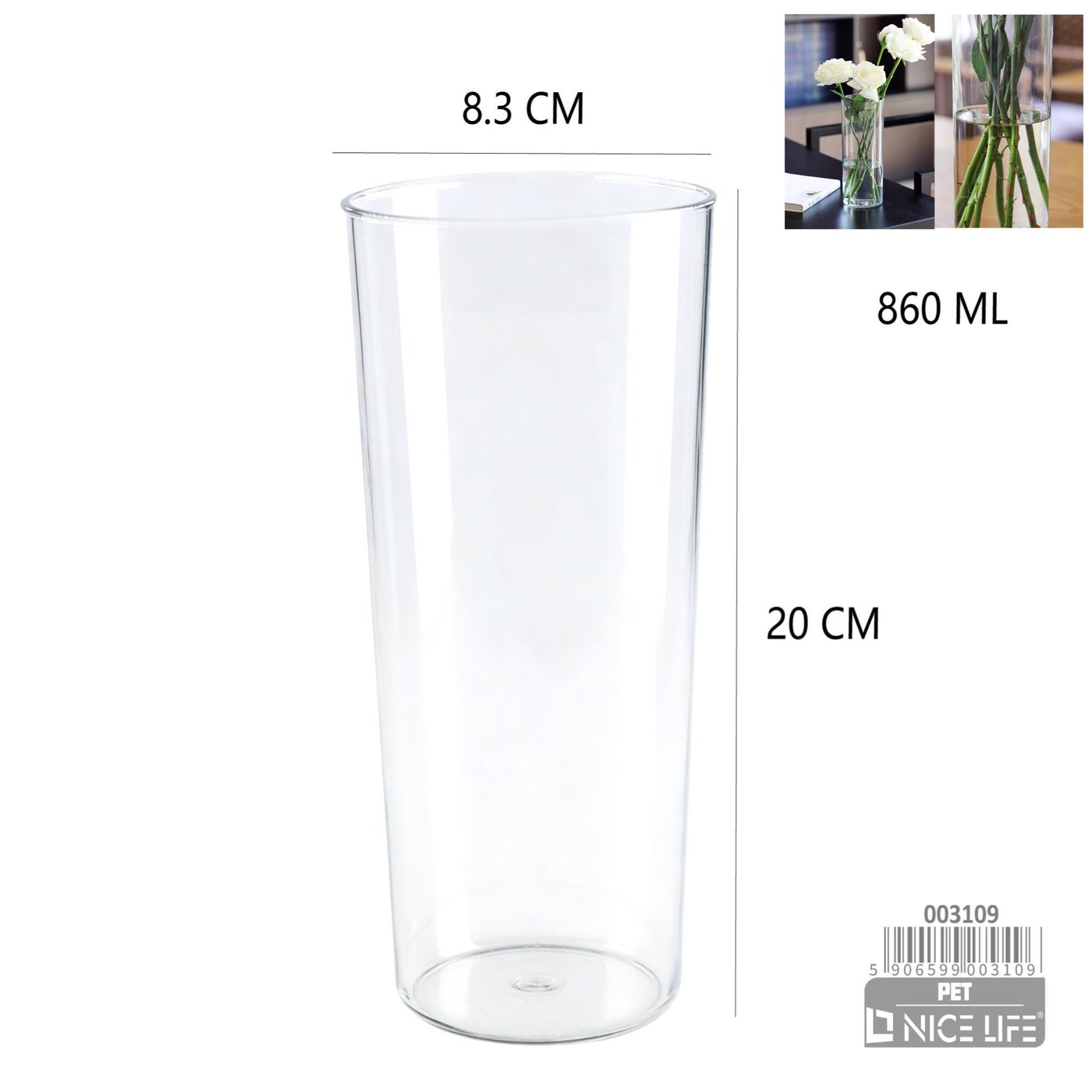 Wazon plastikowy
